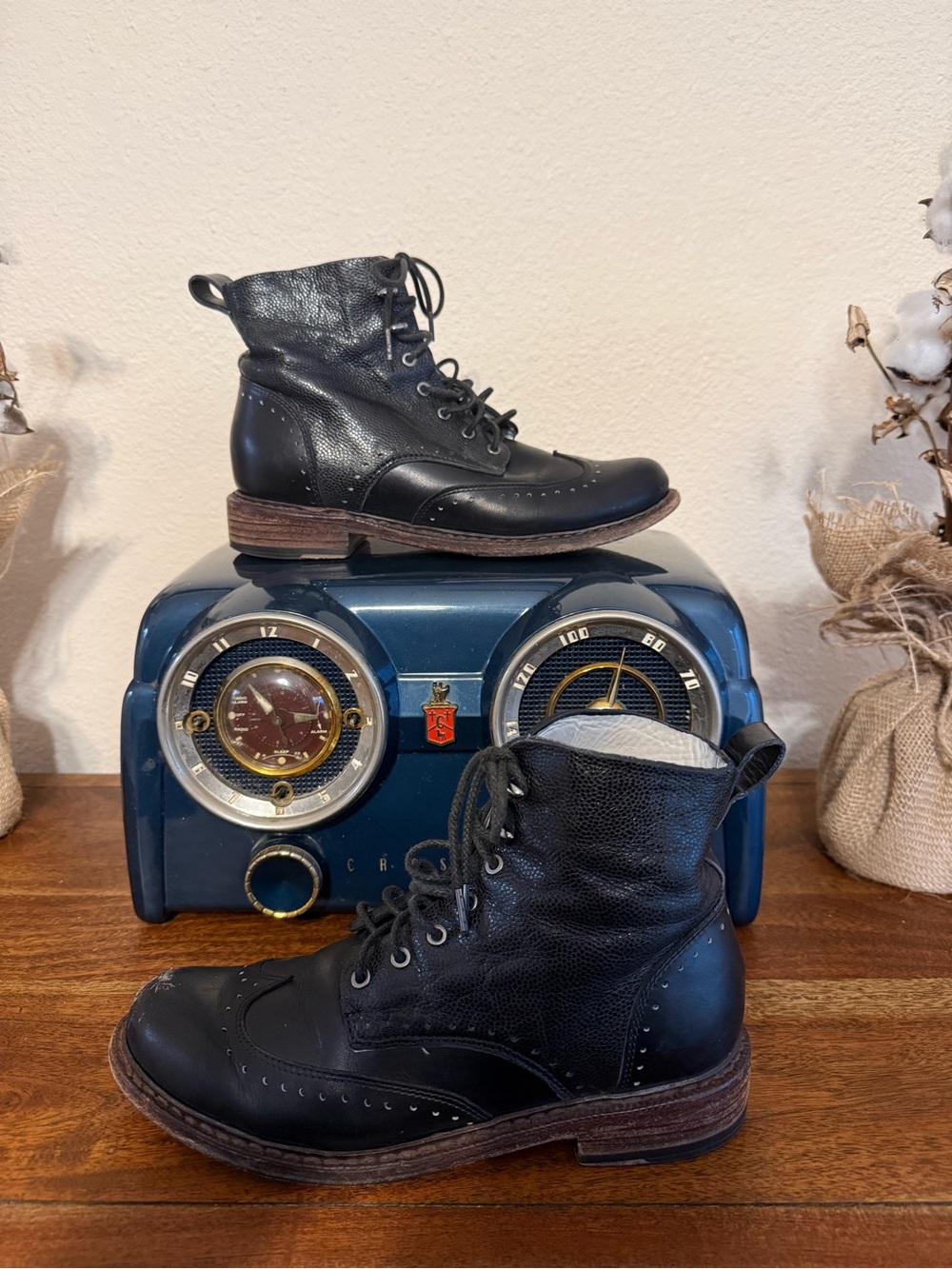 Rag & Bone black leather Cozen ankle boots size 6